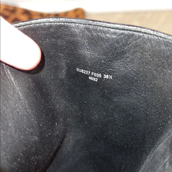 Miu Miu Leopard Motorcycle Biker Boots 38 1/2 - Picture 13 of 13